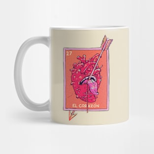 El Corazón - Lotería Mug